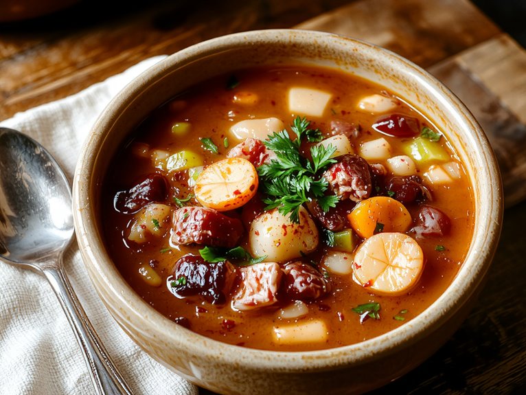 hearty bean soup comfort