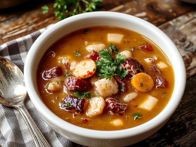 hearty ham bean soup