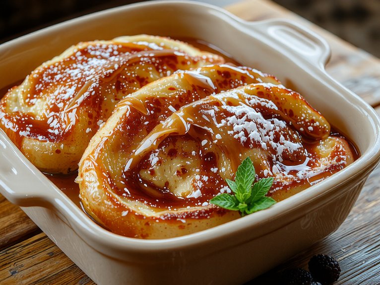 homemade baked french toast