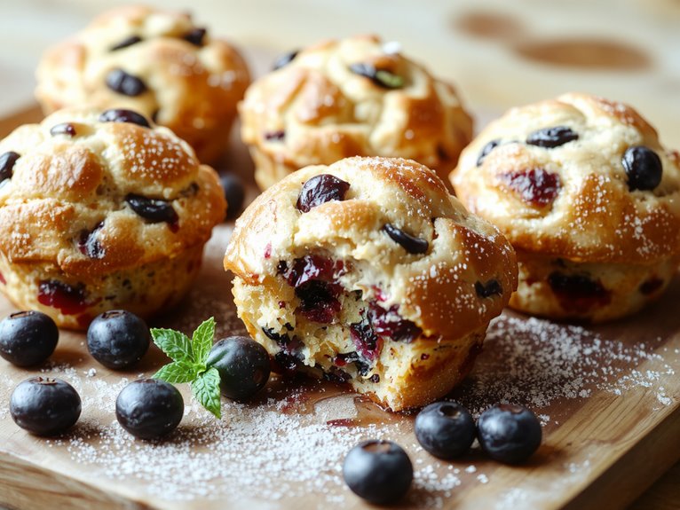 homemade blueberry muffins recipe