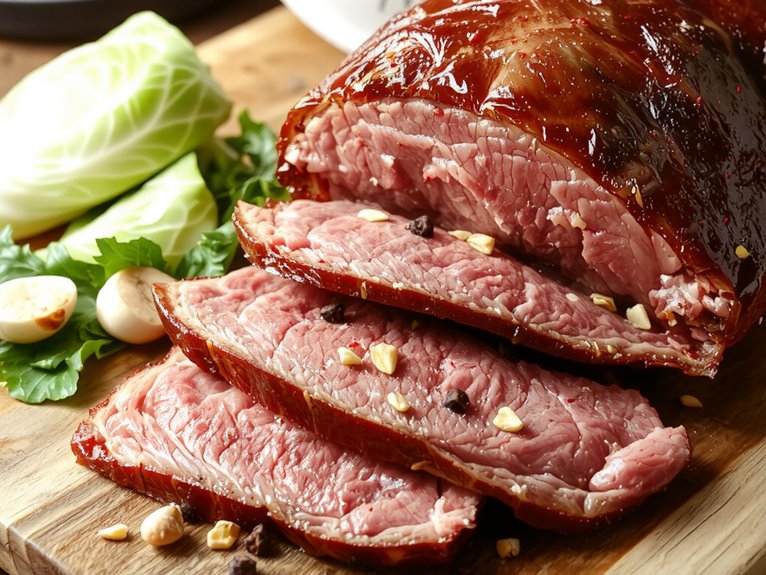 homemade cured beef brisket