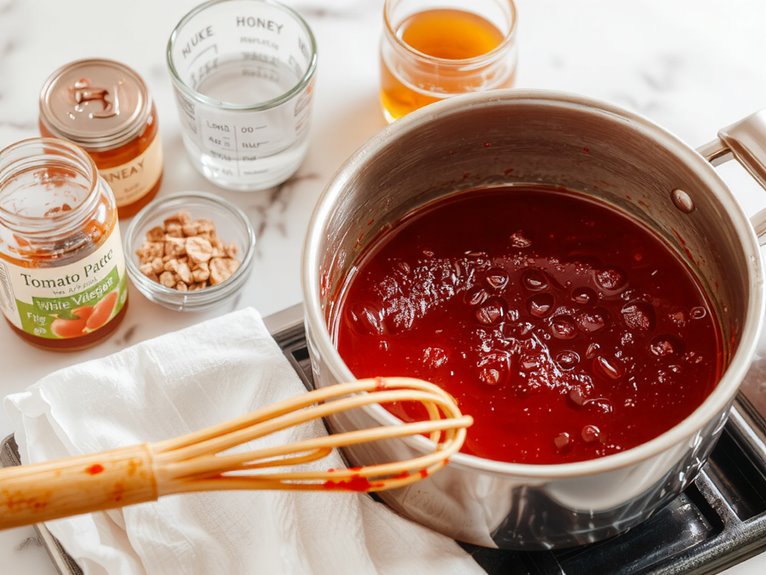 homemade tangy tomato ketchup