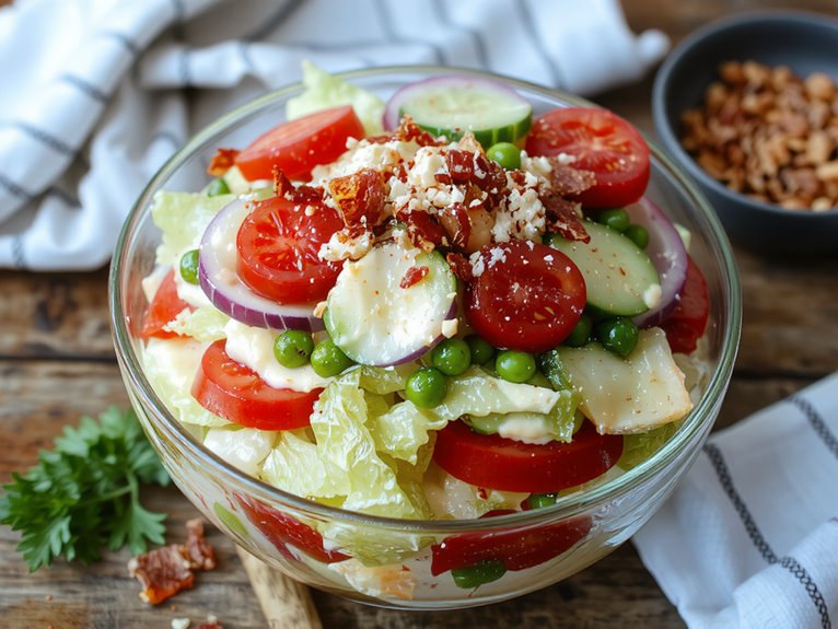 layered salad delight