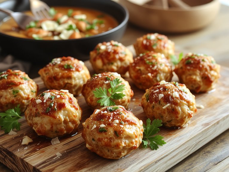 savory chicken meatball recipe