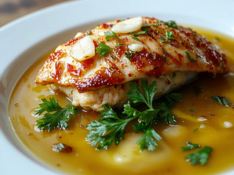 savory garlic chicken dish