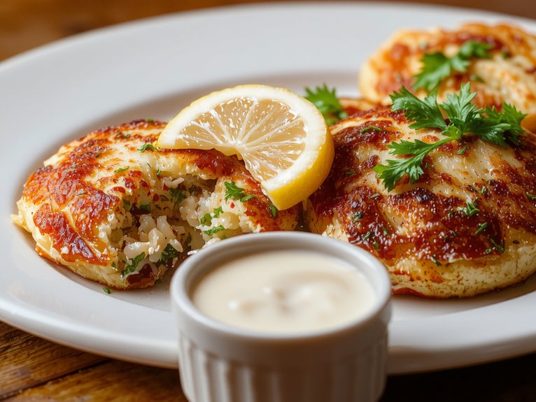 savory lump crab cakes