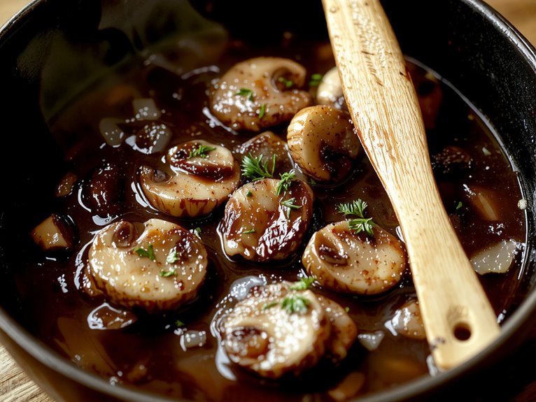 savory mushroom gravy recipe