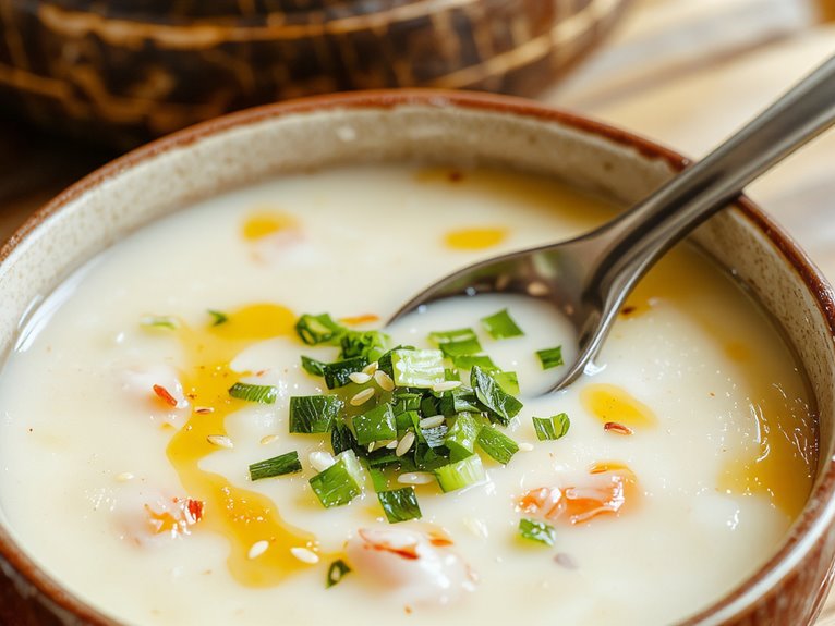 simple comforting rice porridge