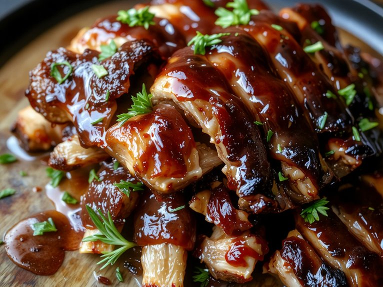 slow cooked tender ribs