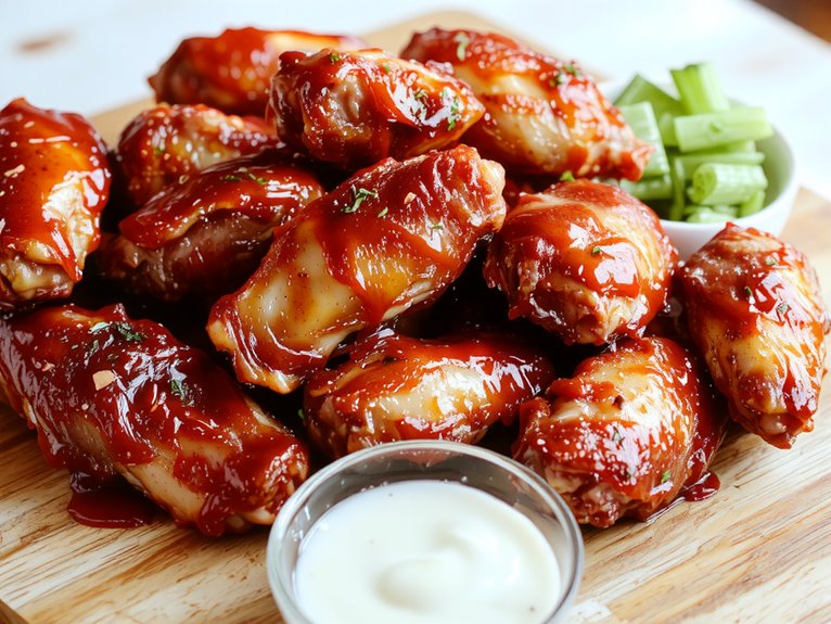spicy crispy homemade wings