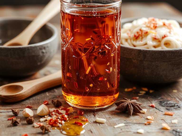 spicy homemade chili condiment