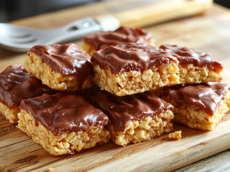 sweet peanut butter chocolate bars