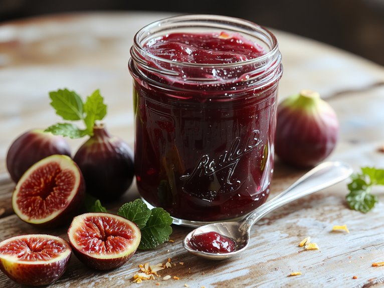 sweet preserved fruit spread