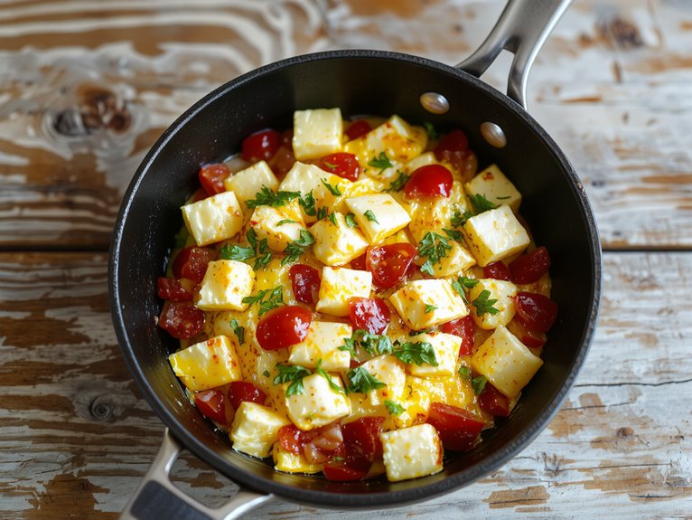 vegan protein packed tofu scramble